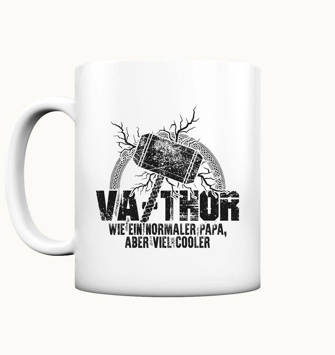 Va-Thor - wie ein normaler Vater nur viel cooler - Tasse matt