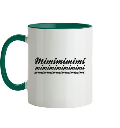 mimimimi tasse - Tasse zweifarbig