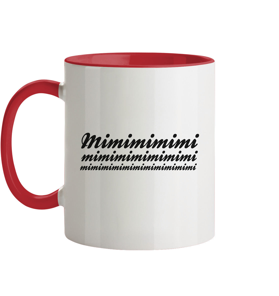 mimimimi tasse - Tasse zweifarbig