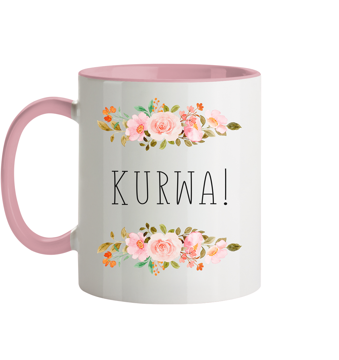 Kurwa Tasse  - Tasse zweifarbig