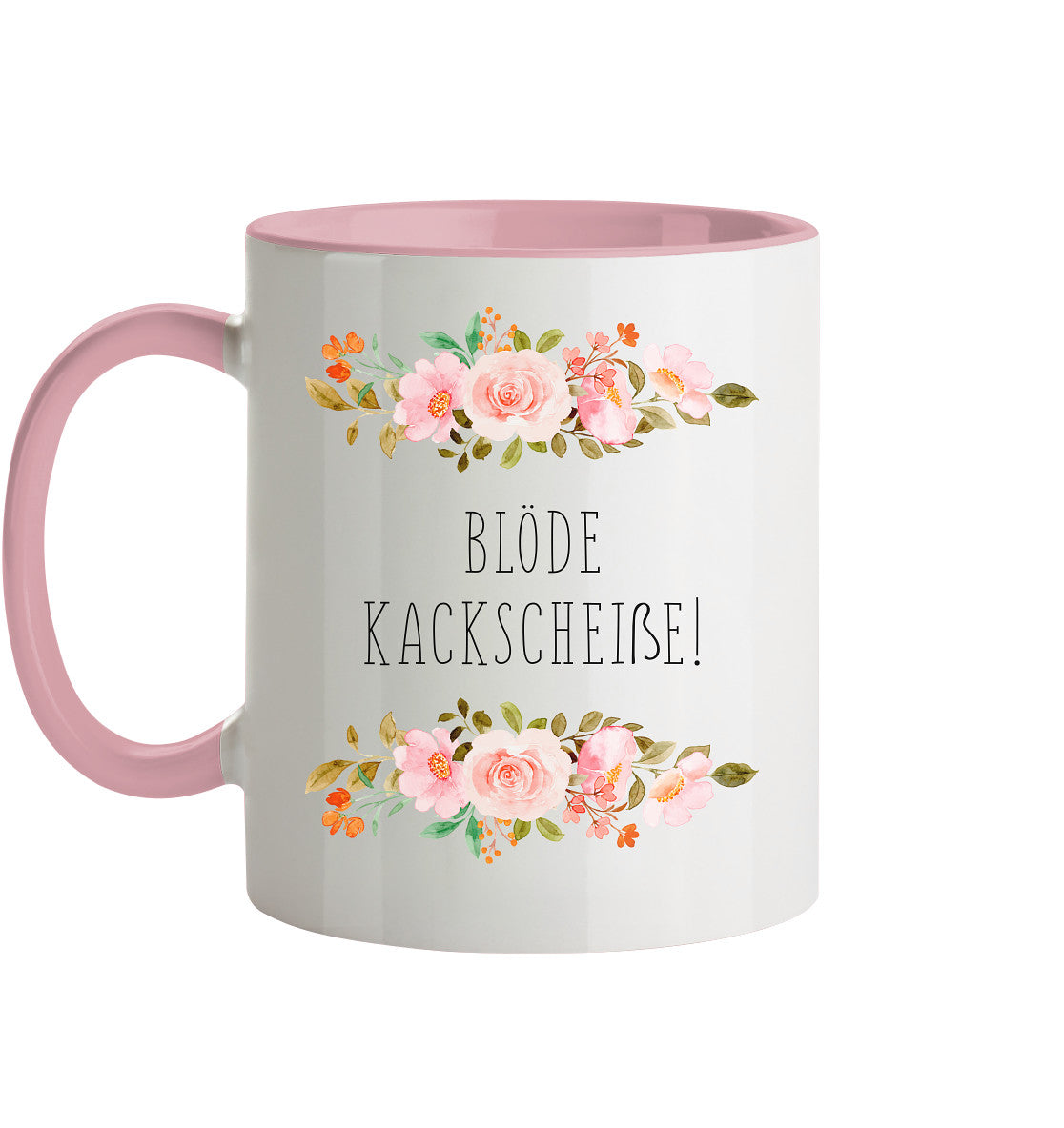 Blöde Kackscheiße - Tasse zweifarbig