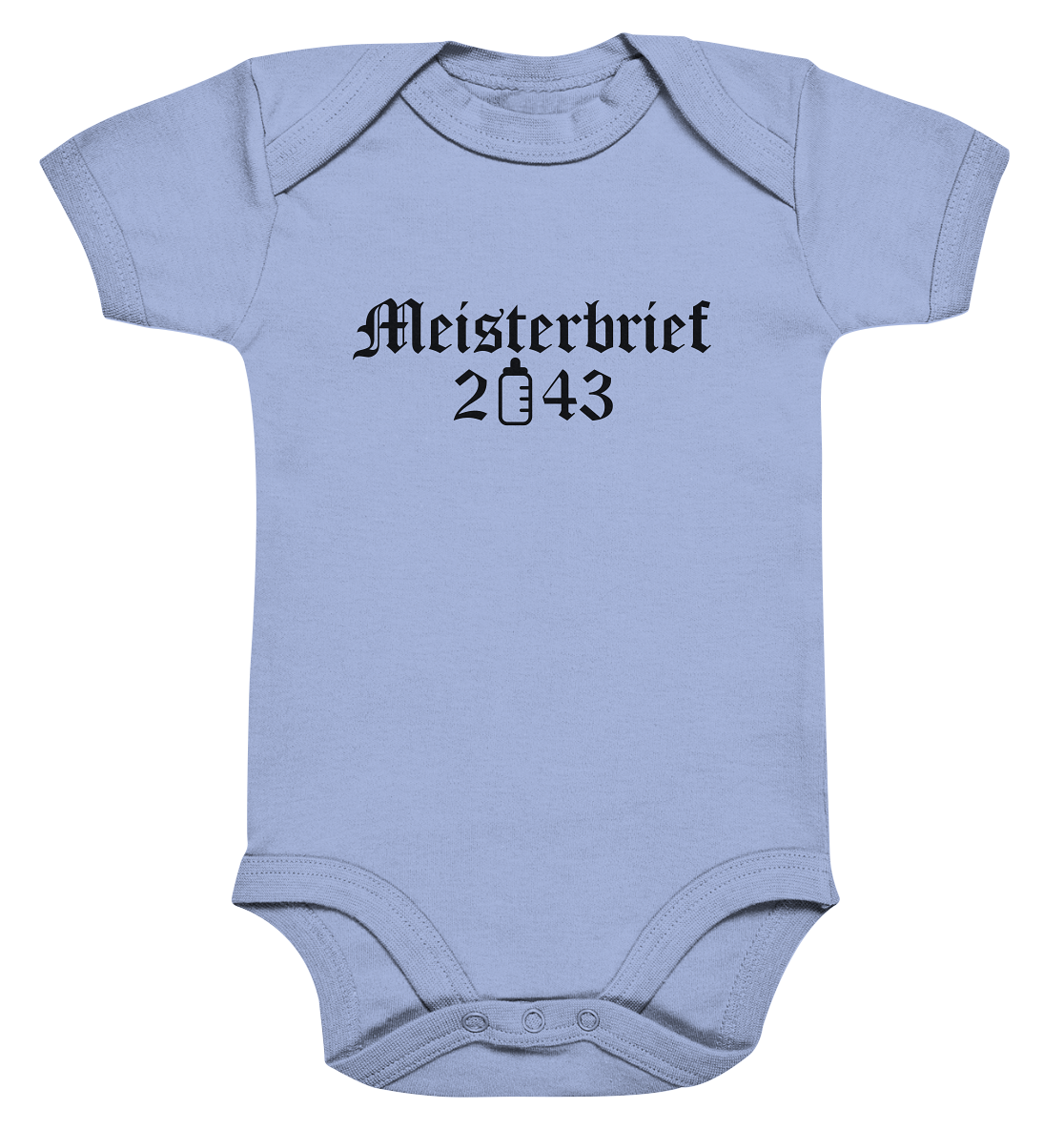 Meisterbrief 2043 / Druck schwarz Baby Bodysuite - Baufun Shop