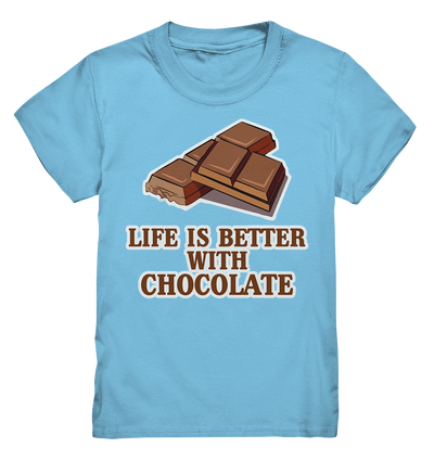 Life is better with chocolate - Kids Premium Shirt