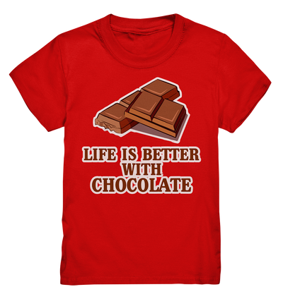 Life is better with chocolate - Kids Premium Shirt