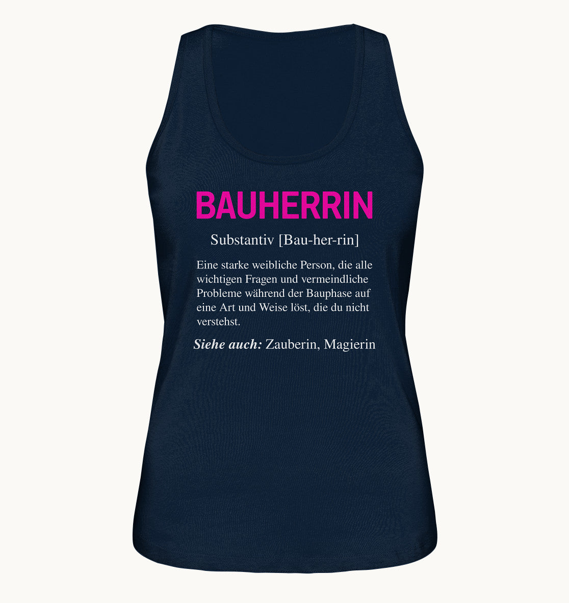 Bauherrin - Ladies Organic Tank-Top