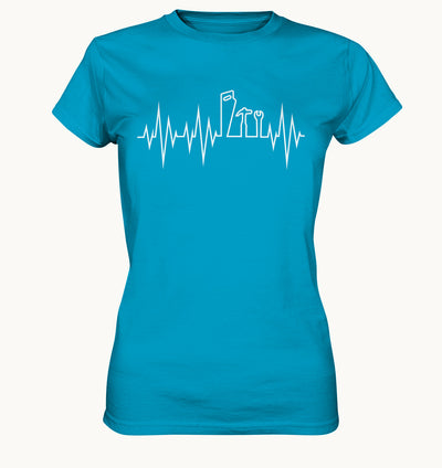Herzschlag Handwerker - Ladies Premium Shirt - Baufun Shop