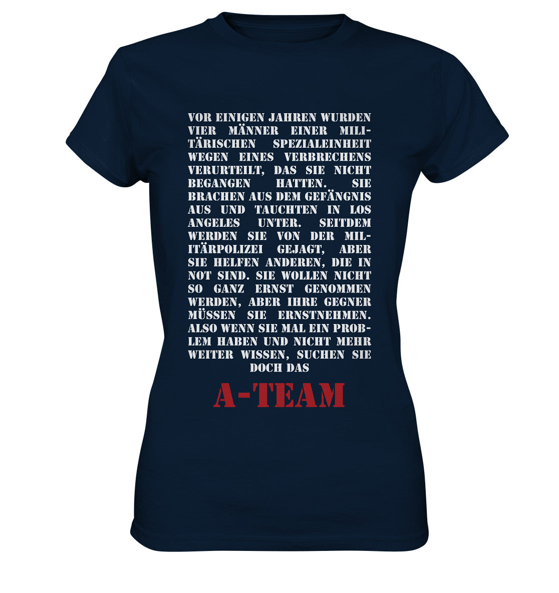 A-Team Theme - Ladies Premium Shirt