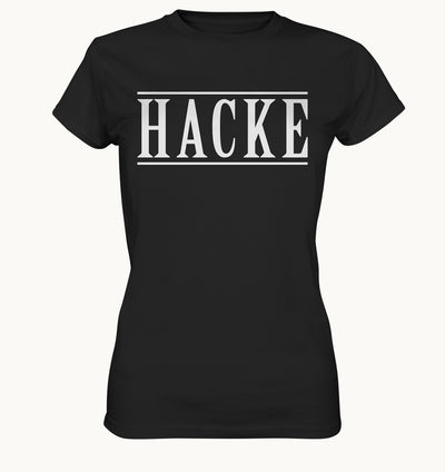 Hacke - Lustiges Partner Shirt (Frauenversion) - Baufun Shop