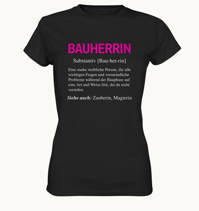 Bauherrin - Ladies Premium Shirt