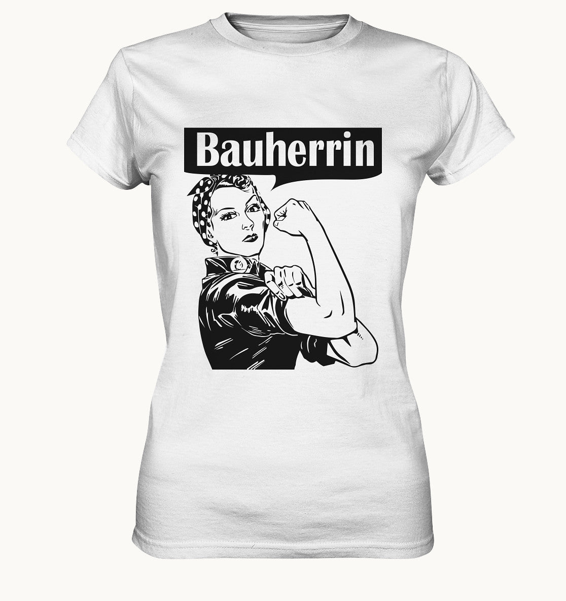 Bauherrin - Retro - Ladies Premium Shirt