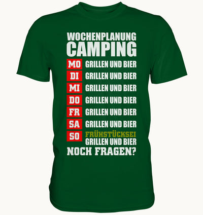 Wochendplanung Camping - Premium Shirt