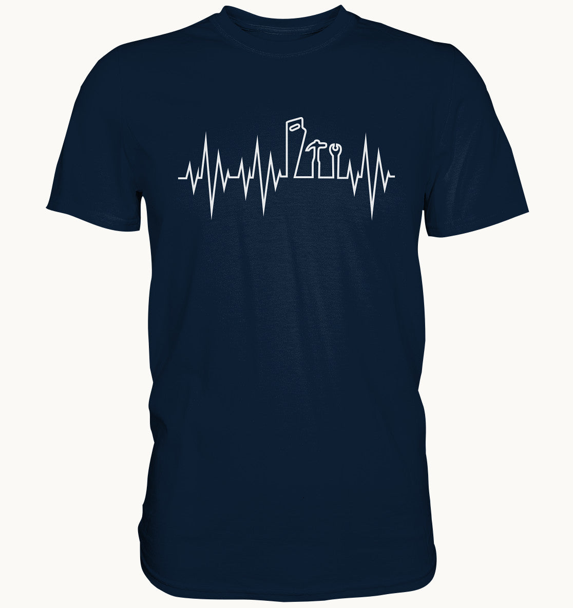 Herzschlag Handwerker - Premium Shirt - Baufun Shop