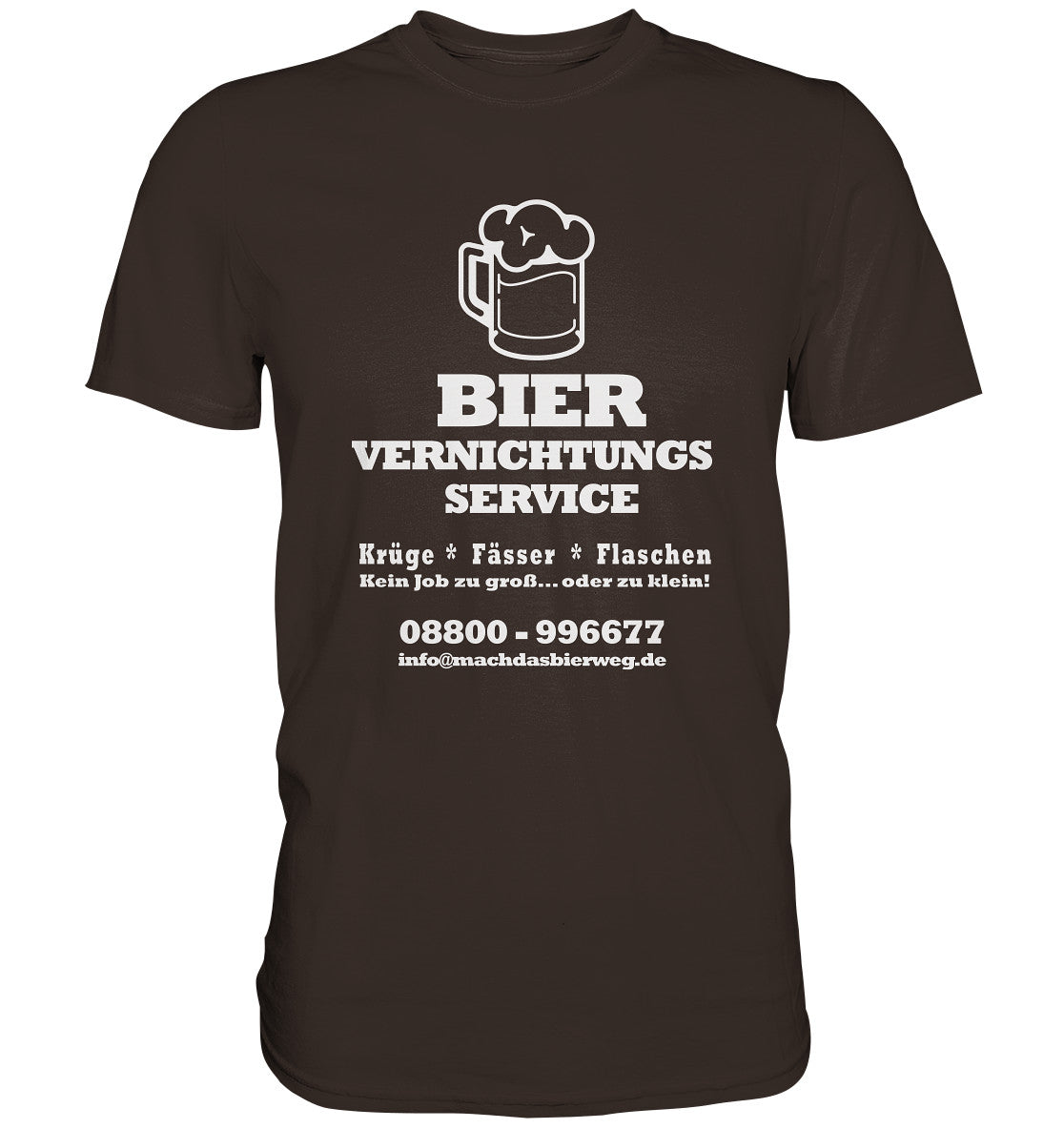 Bier Vernichtungsservice - Premium Shirt