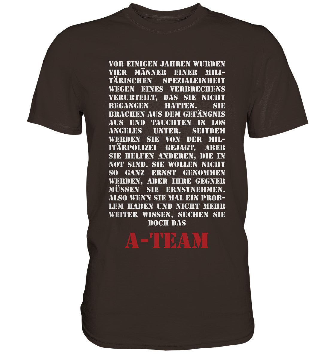 A-Team Theme - Premium Shirt