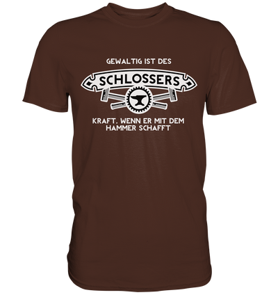 Schlossers Kraft-Premium Shirt - Baufun Shop