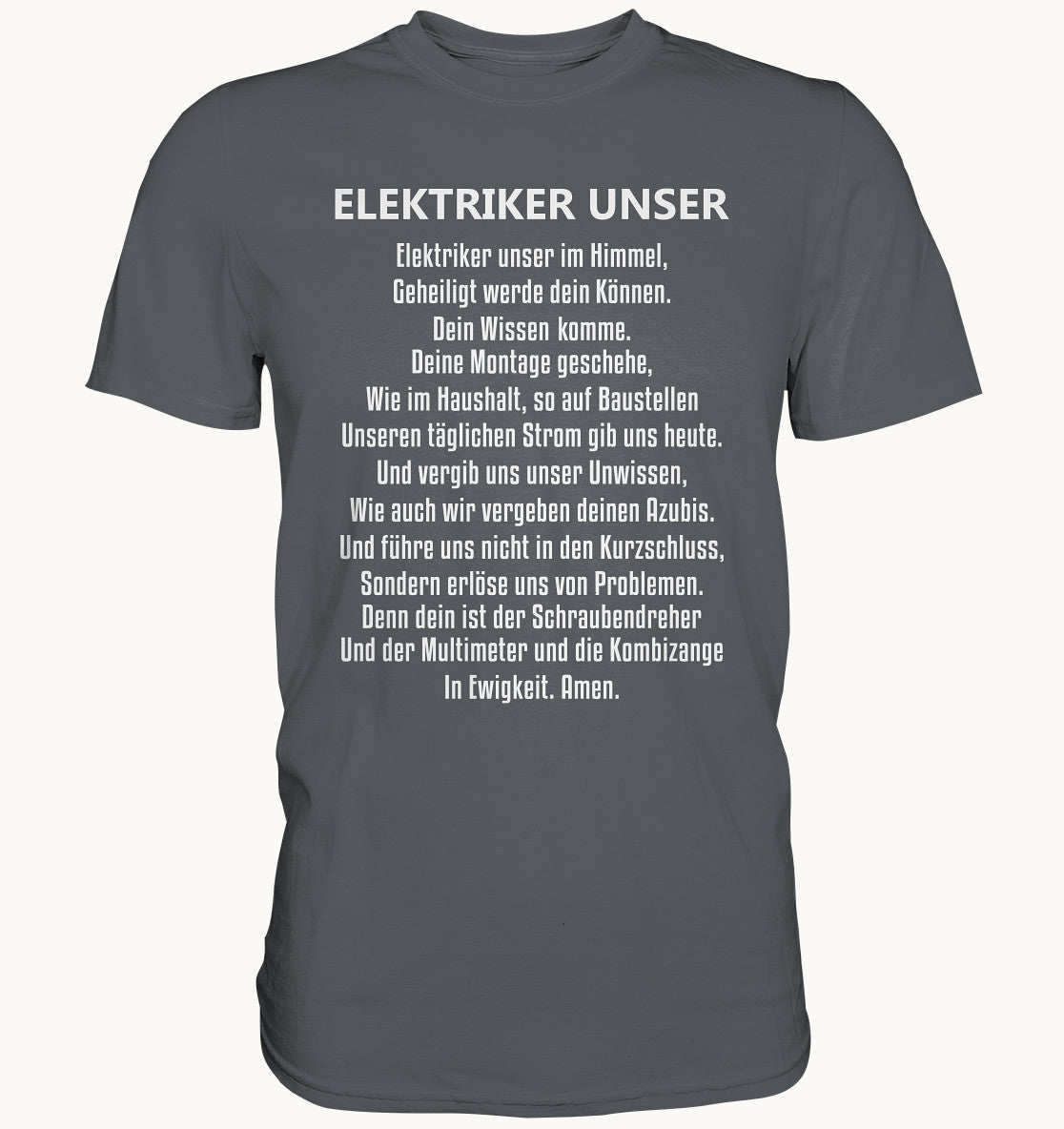 Elektriker Unser - Premium Shirt