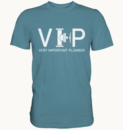 VIP - Very important Plumber  Heizungsbauer Shirt - Baufun Shop