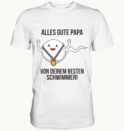 Alles gute Papa von deinem bestem Schwimmer - Premium Shirt