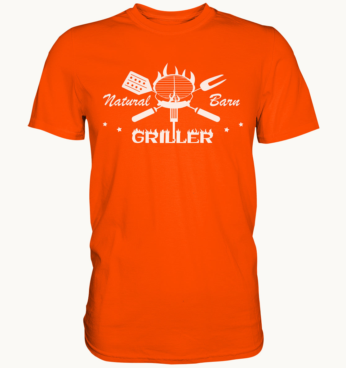 Natural Born Griller - Lustiges Shirt zum Grillen & BBQ - Baufun Shop