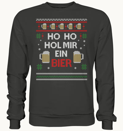 Ho Ho Hol mir ein Bier - Premium Sweatshirt