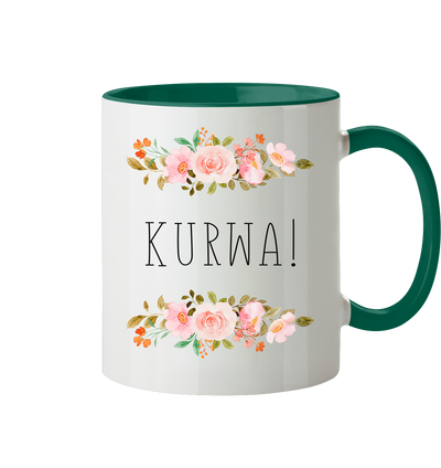 Kurwa Tasse  - Tasse zweifarbig